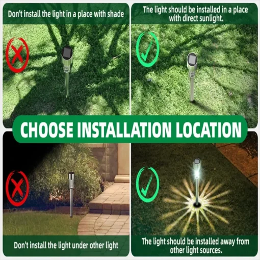 10Pack Solar Outdoor Lights Garden - Image 17