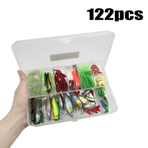 78/122/284pcs Fishing Lures Kit for Topwater - Image 10