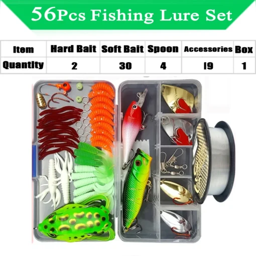 Fishing Lure Kit Soft and Hard Bait - Image 11