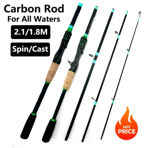 Casting Spinning Lure Fishing Rod Solid ML Tip