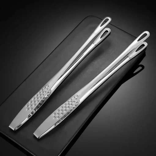 Kitchen Stainless Steel Barbecue Tongs - Image 4