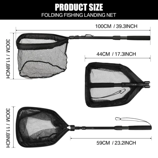 55cm-190cm Telescopic Fishing Net - Image 18