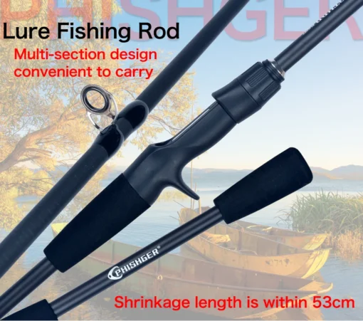 PHISHGER Spinning Baitcasting Travel Carbon Mini Goods - Image 8