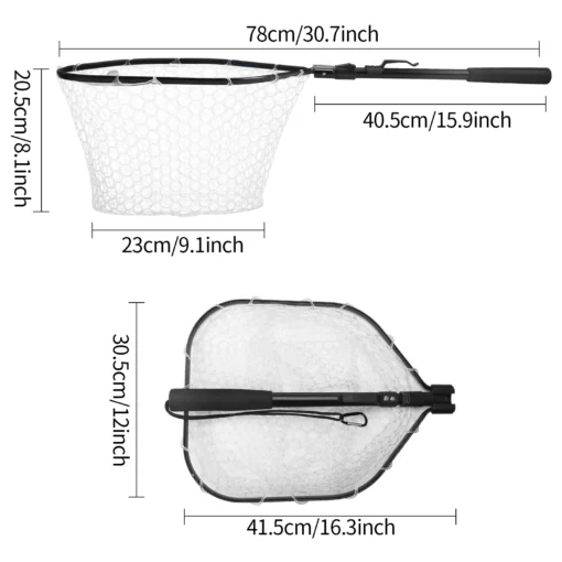 55cm-190cm Telescopic Fishing Net - Image 17