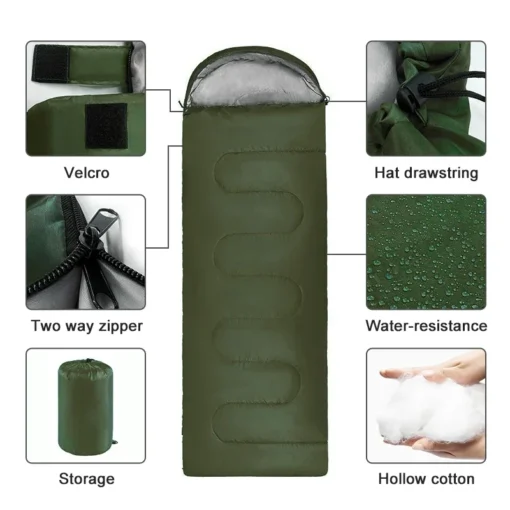 Camping Sleeping Bag Ultralight Waterproof - Image 4