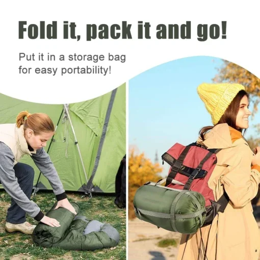 Camping Sleeping Bag Ultralight Waterproof - Image 2
