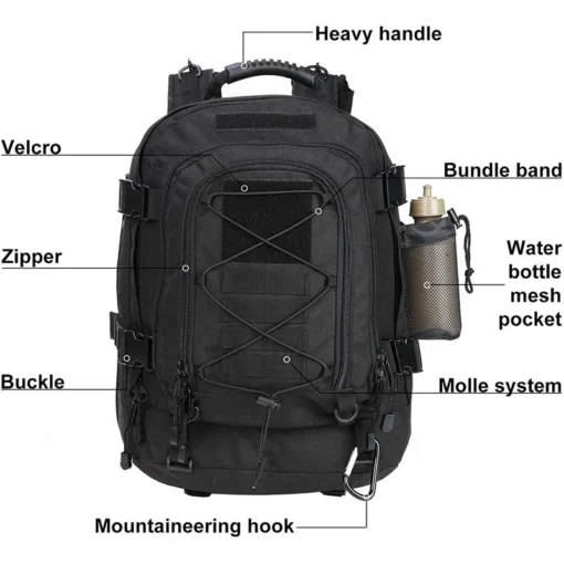 LQARMY 60L Military Tactical Backpack - Image 2