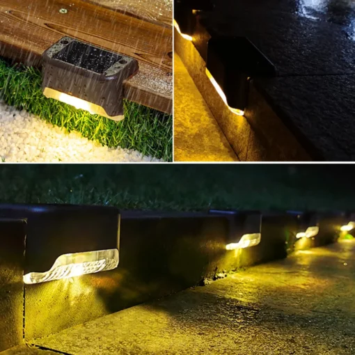Warm White LED Solar Step Lamp - Image 22