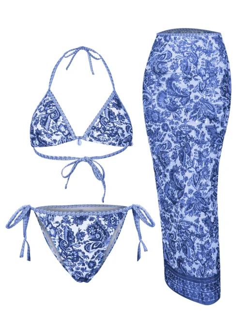 2025 New Flower Print Bikini Set - Image 20
