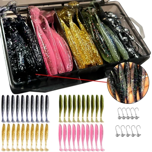 50PCS/Box Metal Jig Bait 5.5cm 7cm 10cm Soft Lure - Image 15