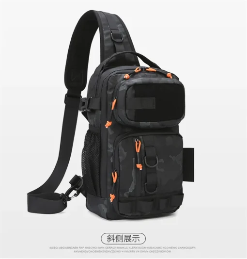 Waterproof Camo Tactical Chest Bag - Image 23