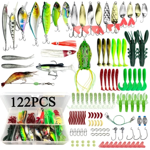 78/122/284pcs Fishing Lures Kit for Topwater - Image 3