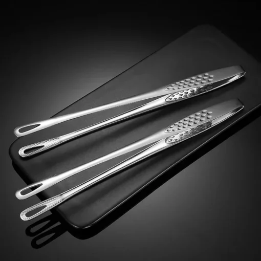 Kitchen Stainless Steel Barbecue Tongs - Image 13