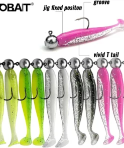 10PCS Soft Lure 5.5cm 7cm 10cm