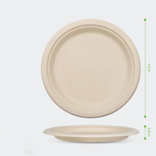 25-50Pack 9&7inch Heavy-Duty Disposable Paper Plates - Image 2