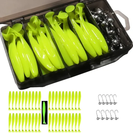 50PCS/Box Metal Jig Bait 5.5cm 7cm 10cm Soft Lure - Image 8