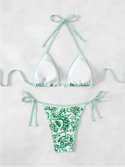 2025 Halter String Triangle Two Piece Bikini Women Swimwear - Image 33