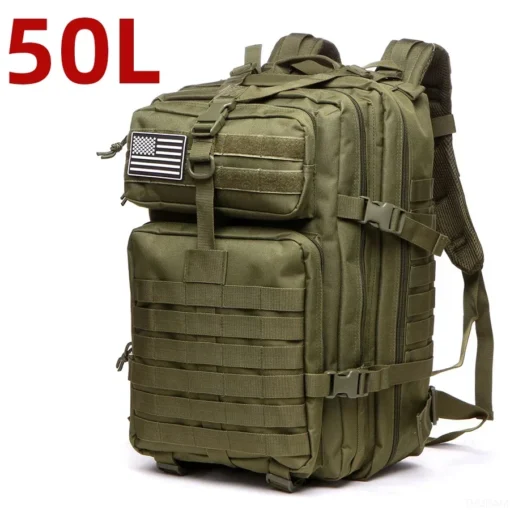 25L/50L 1000D Nylon Waterproof Trekking Fishing Hunting Bag - Image 19