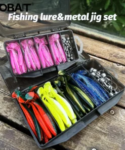 50PCS/Box Metal Jig Bait 5.5cm 7cm 10cm Soft Lure