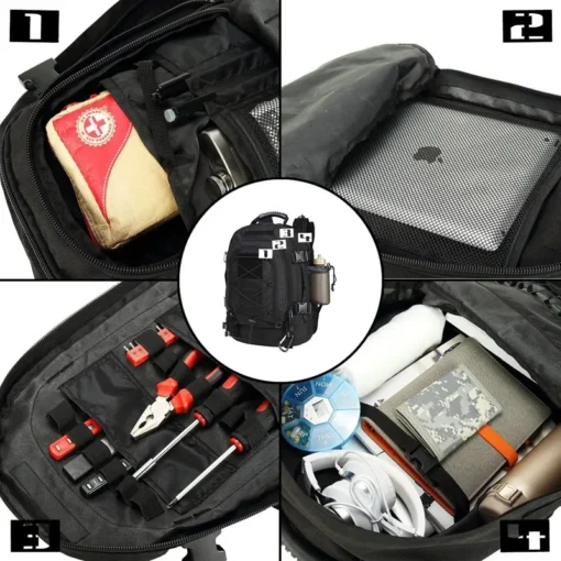 LQARMY 60L Military Tactical Backpack - Image 4