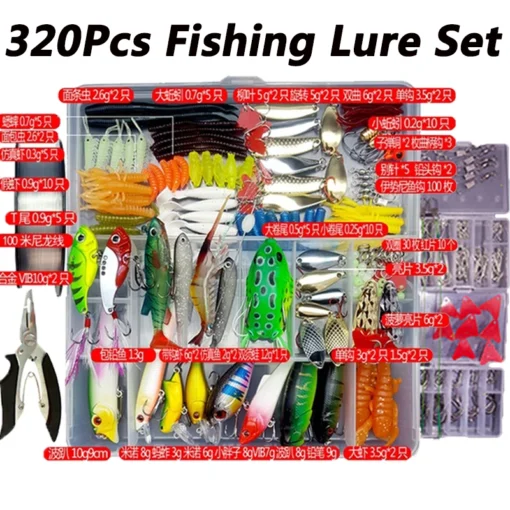 Fishing Lure Kit Soft and Hard Bait - Image 2