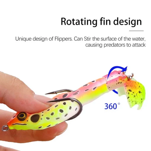 Frog Lure Double Propeller Legs Silicone Soft Baits - Image 19