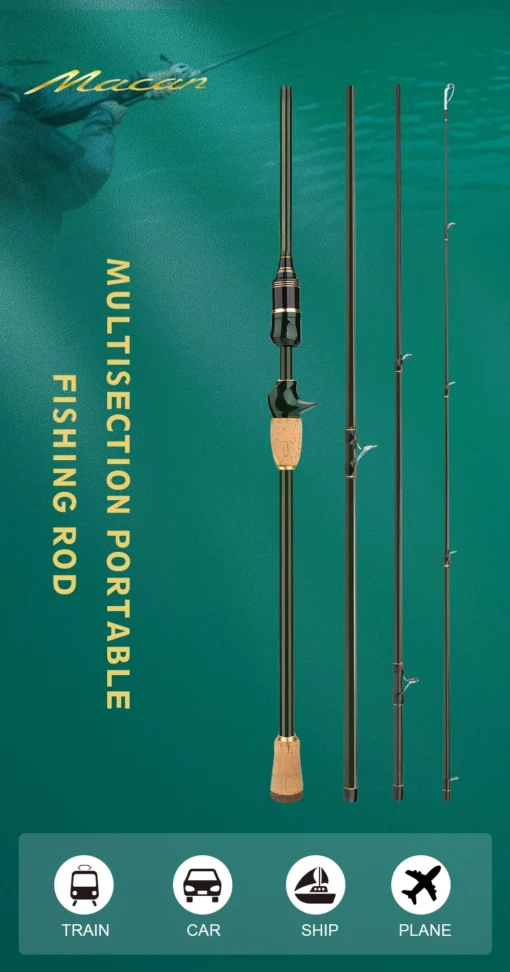 CEMREO Spinning Casting Carbon Fishing Rod - Image 9