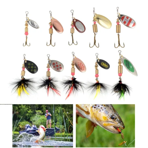 Metal Spoon Spinner Lure 2 to 8g - Image 4