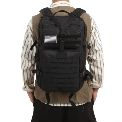 25L/50L 1000D Nylon Waterproof Trekking Fishing Hunting Bag - Image 4
