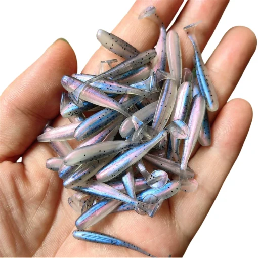 50PCS Micro Soft Fishing Lures