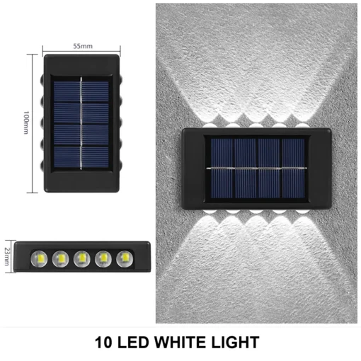 Solar Wall Lamp Outdoor Waterproof - Image 8