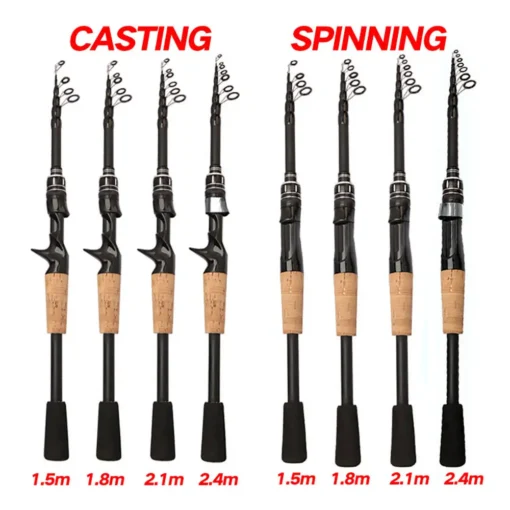 Baitcasting Lure Fishing Rod Spinning Telescopic - Image 10