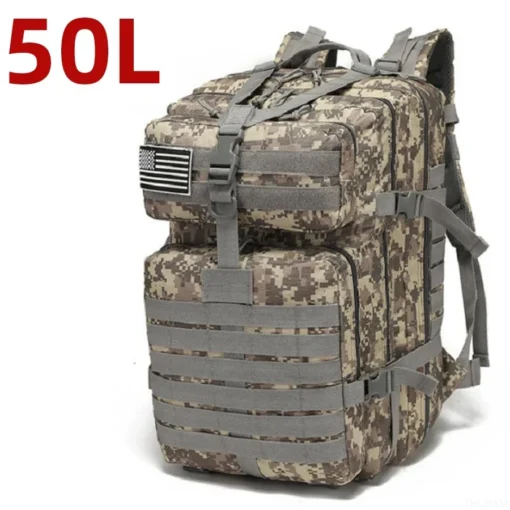 25L/50L 1000D Nylon Waterproof Trekking Fishing Hunting Bag - Image 21
