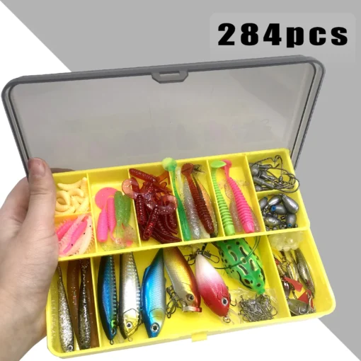 78/122/284pcs Fishing Lures Kit for Topwater - Image 13