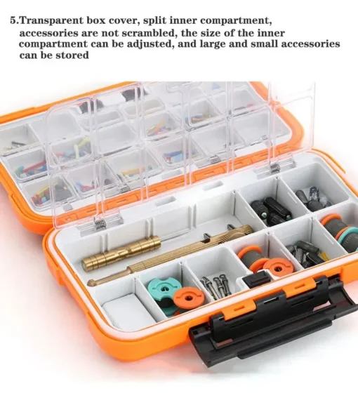 Waterproof Fishing Tackle Box Fishing Accessories Tool Storage Box - Image 29