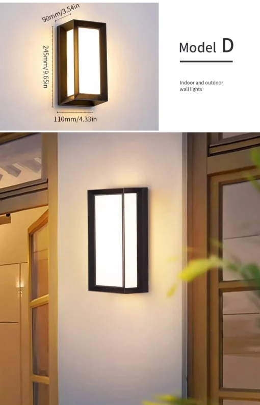 LED Outdoor Wall Light PIR Motion Sensor Wall lamp - Image 20