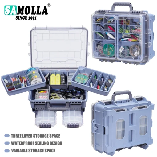 SAMOLLA Fishing Tackle Box