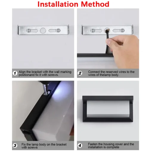 LED Outdoor Wall Light PIR Motion Sensor Wall lamp - Image 6