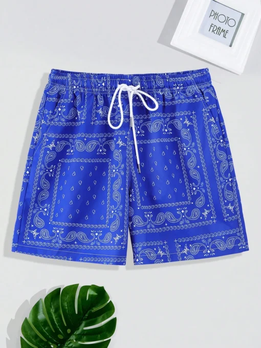Trend Bandana Graphic Beach Short - Image 21