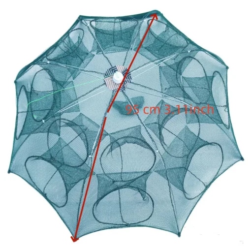 24/20/16/12/10/8/6/4 Holes Portable Fishing Net - Image 2