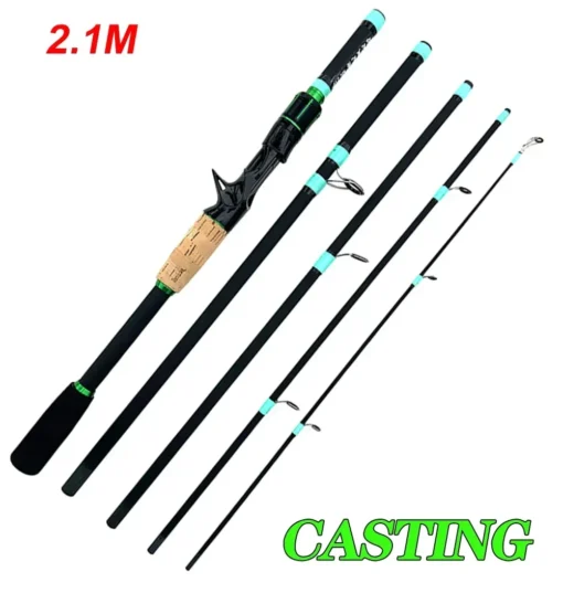 Casting Spinning Lure Fishing Rod Solid ML Tip - Image 9