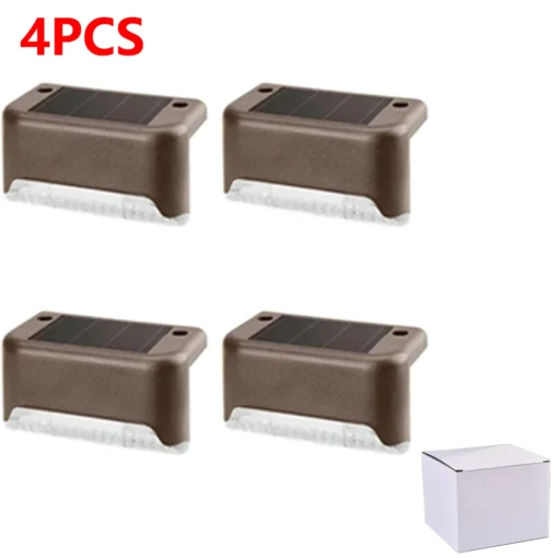 Warm White LED Solar Step Lamp - Image 12