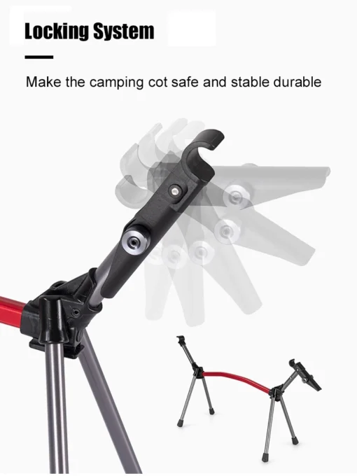 WESTTUNE Camping Cot Portable Folding Bed - Image 6