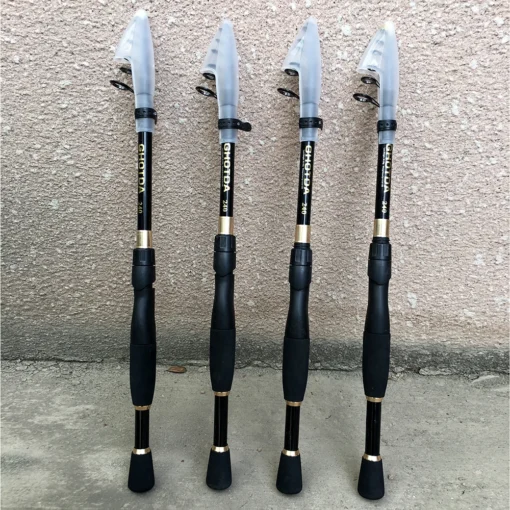 1.6-2.4m Telescopic Fishing Rods Ultralight Weight Spinning Casting Carbon Pole - Image 6