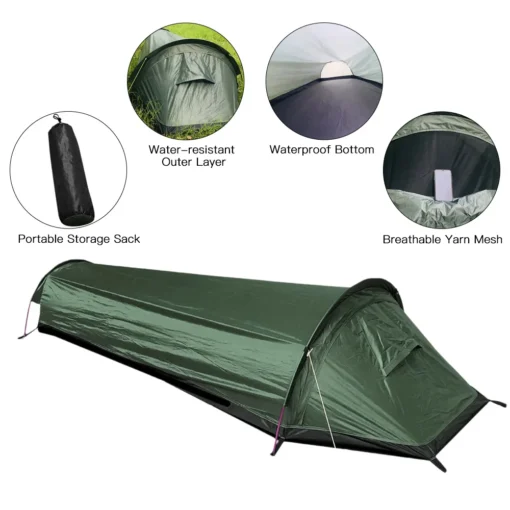 Outdoor Hiking Camping Sleeping Bag - Image 6