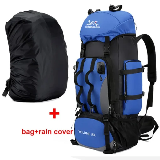 90L Waterproof Hiking Camping Backpack - Image 7