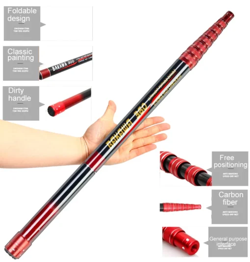 JOSBY 3M/4M/2.1M Fishing Net Telescoping Foldable Landing Net - Image 2