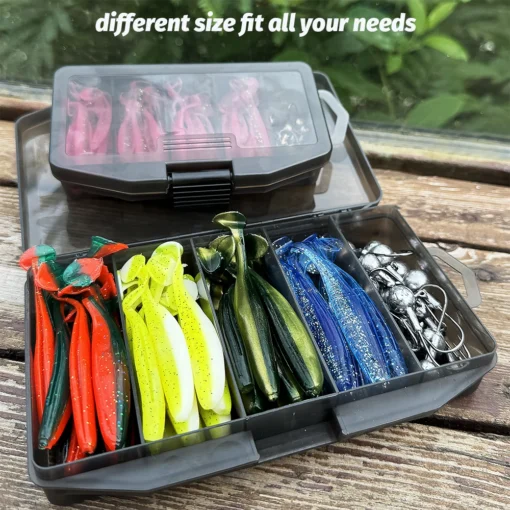 50PCS/Box Metal Jig Bait 5.5cm 7cm 10cm Soft Lure - Image 6
