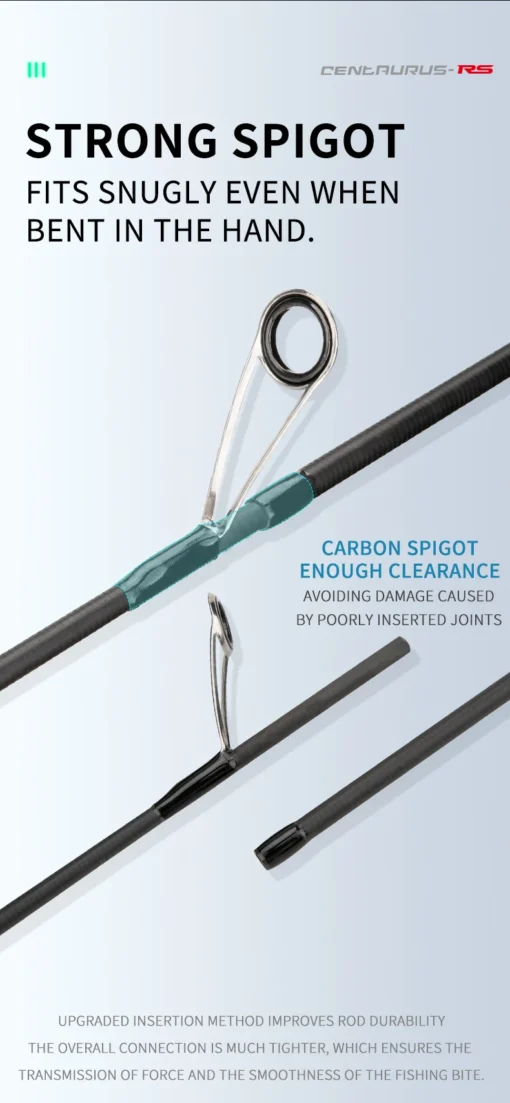 CEMREO Travel Rod Spinning Casting Carbon Fishing Rod - Image 16