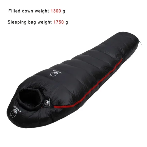 Very Warm White Goose Down Filled Adult Mummy Style Sleeping Bag - Image 13